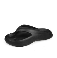 Chaussures pour femmes Deran OEM avec logo personnalisé, tongs plates antidérapantes d'été, fabrication directe d'usine, semelles épaisses durables, tongs colorées