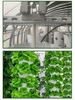 Tour rotative X44 avec cadre Type de suspension colonne verticale hydroponique aéroponique fraise fruits tour de jardin tour de plantation