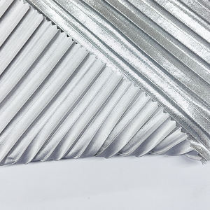 Tissu interlock respirant en polyester solide, tissu interlock plissé 100% polyester pour robe/ - Product Image 6