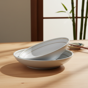 أطباق ميلامين مستديرة ضحلة للمطاعم مقاس 9.2 بوصة غير قابلة للكسر مطبوعة حسب الطلب بالجملة - Product Image 3