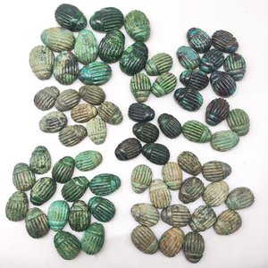 Modelo más vendido Color Profusión Piedra preciosa Azurita Malaquita \ Aventurina verde Escarabajos Agujero Significa Colgante (HO 2,5mm) - Product Image 6