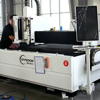 Découpeuse laser à fibre CNC intelligente avec système d'exploitation Cypcut à commande à distance pour la découpe de diverses tôles métalliques