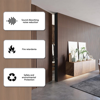 Panneaux muraux acoustiques en bois MDF Akupanel, vente en gros, panneaux muraux insonorisants modernes pour l'intérieur, usine de panneaux muraux Akupanel