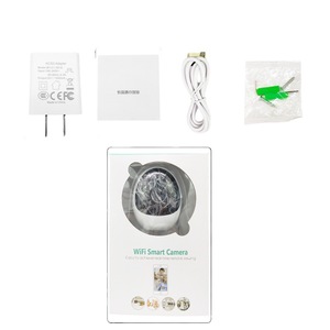 Caméra réseau sans fil SuperView 2MP HD avec vue à 180 degrés, interphone vocal et vision nocturne pour la sécurité domestique - Product Image 4
