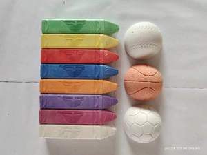 Écologique sans poussière écoliers enfants dessin Logo personnalisé baril en plastique Jumbo trottoir paillettes craies - Product Image 5