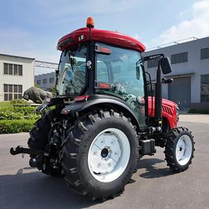 Tractor chino asequible de 4 ruedas motrices y 100 CV disponible con toldo o cabina de lujo, apto para uso agrícola. - Product Image 5