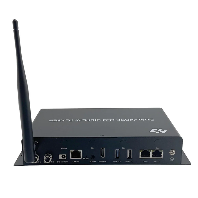 Huidu A4L Full Color HDR10 4K Splicing LED Display Media Player Box Video Wall Support Outdoor Indoor Use Asynchronous