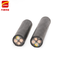 Cable Eléctrico Flexible de Goma Aislado con EPDM, EPPR, CPE, H07RN-F, YCW, YC, 450/750V, 2-5 Núcleos, 4mm, 6mm, 10mm, 16mm, 25mm