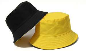 Sombrero de cubo para adultos de Color sólido gorra de playa de verano para sol de 100% algodón para Mujeres Hombres, sombrero de <span class=keywords><strong>pescador</strong></span> Reversible de desgaste de doble cara - Product Image 4