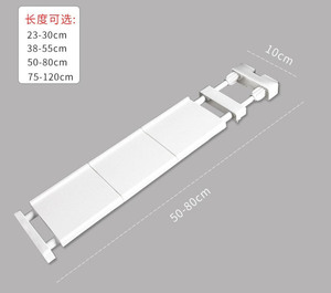 2025 nouvelle vente chaude extensible placard Tension étagère bricolage diviseur séparateur réglable support de rangement mural support de rangement - Product Image 6