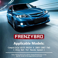 Frenzybro 14 pièces bras de commande avant avec rotule biellette et bottes lien stabilisateur pour Mazda 6 2003 2004 2005 2006 2007 FWD