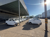 JIAJI Camionnette électrique à 3 roues Véhicules électriques à forte puissance 5000W 72V 170A Camion de livraison du dernier kilomètre