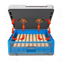 Couveuse d'Œufs Entièrement Automatique de 500 Places, Machine d'Éclosion Automatique pour Poussins, Mini-Incubateur Professionnel