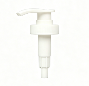 Pompe à lotion en plastique blanc 38/400, anti-fuite, durable, à vis, pour flacons de shampoing, gel douche, savon liquide, cosmétiques - Vente en gros - Product Image 1