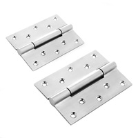 Charnières de porte sans huile BS EN personnalisées pour portes intérieures en bois, finitions Or, Argent, Chrome, Café, Antique, 4 et 5 pouces