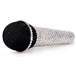 Microphone de qualité supérieure en cristal artisanal diamant