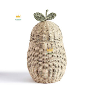 New Arrival Pear Shape <b>Storage</b> Basket Basket Toys Organizer <b>Storage</b> Basket <b>Kids</b> Room Decoration OEM - Product Image 1