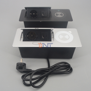 Bnt Tabletop Ổ cắm điện Hidden thiết kế bảng sạc không dây sạc cho nội thất văn phòng - Product Image 2