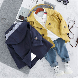 Ensemble 3 pièces : Body à manches longues, Jean taille haute, Manteau et Pantalon de cérémonie pour bébés et enfants, du fabricant chinois - Product Image 3