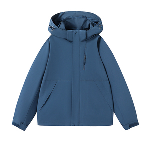 Grosir Pabrik Jaket Hiking Hardshell Kasual Pria Wanita Anti Air Ramah Lingkungan 100% Poliester Tahan Angin - Product Image 3
