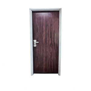 Modern Steel Wood Interior Door Sound Insulation Manual Opening <b>Polymer</b> Door For Home Entry And Rental Rooms - Product Image 2