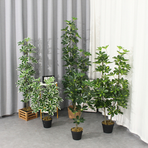 Precio directo de fábrica Venta Maceta Plantas Bonsai Artificial Árbol Planta Schefflera para la decoración del jardín del hogar - Product Image 6