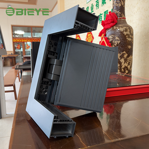 Porte d'entrée moderne personnalisable en alliage d'aluminium avec système de verrouillage multipoints pour villa et résidence - Product Image 2