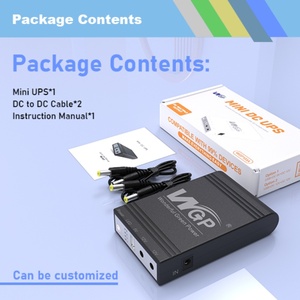 WGP103A Batería Portátil de Respaldo con Múltiples Salidas USB 5V DC 9V 12V, Mini UPS para Router WiFi, Cámara CCTV, Teléfono Móvil - Product Image 5