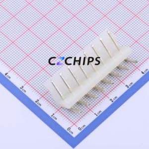 HC-5.08-8AW-G Wire-to-Board Pin Header Bent Lead Through Hole,P=5.08mm Connector 1x8P 5.08mm Right Angle Insert CH - Product Image 1