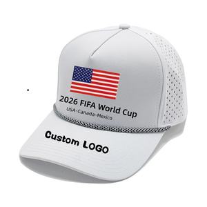 Casquette de baseball brodée personnalisée pour la <span class=keywords><strong>Coupe</strong></span> <span class=keywords><strong>du</strong></span> <span class=keywords><strong>Monde</strong></span> de Football 2026 – Accessoires pour supporters – Vente en gros - Product Image 2