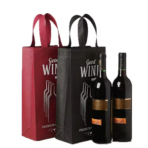 Zhyd Chất Lượng Cao Tùy Chỉnh Chủ Tàu Sân Bay Thân Thiện Với Môi Nhà Máy Không Dệt 1 2 4 6 Chai Rượu Vang Tote Túi Với Xử Lý - Product Image 4