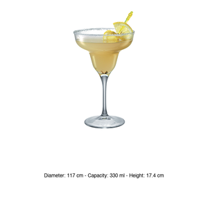 Vaso Margarita Ypsilon 33.5 cl H 17.4 cm Ø 11.7 cm Bartender Bormioli Rocco - Product Image 3