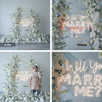 Enseigne néon personnalisée « Veux-tu m'épouser ? » pour décoration murale, lumières LED néon pour demande en mariage, accessoires de toile de fond pour cérémonie de mariage