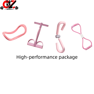 New Style Yoga Rally Rope Four <strong>Piece</strong> Set Fitness Training Strength Assistive Equipment Stretching High Elasticity Stretching - Product Image 1
