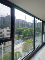 Ventana Abatible de Aluminio con Rotura de Puente Térmico, Moderna y Personalizada, Insonorizada, con Doble Acristalamiento, para Cocina, Residencia, Villa, Hogar, Escuela, Hotel
