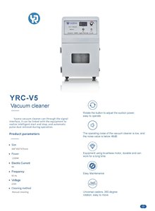 Aspirateur YRC-V5, aspirateur dentaire pour machine de fraisage dentaire, machine d'extraction de poussière - Product Image 5