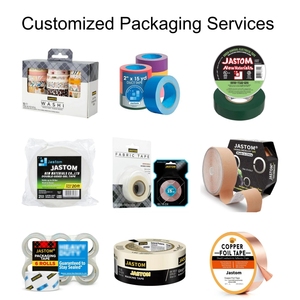 Self Adhesive Water Activated Kraft Paper Tape3 Threads <strong>Tape</strong> Made of Kraft <strong>Wrapping</strong> Paper Custom Logo <strong>Tape</strong> - Product Image 3