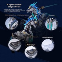 Modynamic Core Zhao Yun Complete Jade DragonWhite Orchid Steed Mount ABS-frame Highly Posable Domestically-created