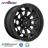 Jantes tout-terrain 4x4 en alliage d'aluminium forgé 20-22 pouces 6x139.7 pour Bronco Ranger Noir métallisé Multi-rayons Neuves Garantie 5 ans