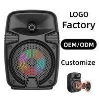 Factory Custom ABS-1310 Cheap Bulk Portable BT Speaker RGB LED Heavy Bass TF Card OEM ODM Home Outdoor Party Computer