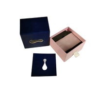 Cubo Premium diseño moderno logotipo personalizado regalo vacío cajas de joyería embalaje para anillo collar pendientes