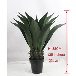 23pcs Leaves Artificial Agave Bonsai <strong>Plant</strong> 88cm (35 Inches) Height Indoor Ornament Succulent Potted - Product Image 3