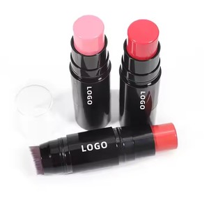 Multiusos Blush Stick Cheek Lip Tint Portable Twist up Creamy Blush Pedidos personalizados a granel para minoristas de viajes - Product Image 2