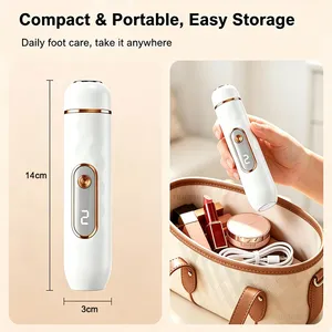 Lime à ongles électrique en acier inoxydable avec écran numérique, vitesse réglable, éliminateur de callosités des pieds, perceuse à ongles portable pour pédicure à domicile - Product Image 6