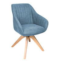 Fourniture d'usine de meubles de maison moderne luxe chaise de salle à manger en velours de loisirs canapé confortable gris