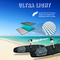 Planche de surf gonflable tout-en-un avec accessoires de paddleboard, légère (7,9 kg), portable