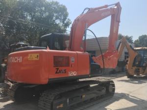 Envío rápido precio bajo Hitachi Excavadora sobre orugas de 12 toneladas de segunda mano Hitachi ZX120 en gran rendimiento en gran oferta - Product Image 3