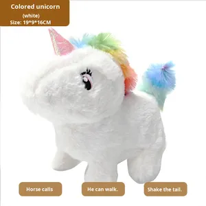 Nouvelle Peluche Électrique Licorne Ange avec Rembourrage en Coton PP, Fonction de Marche Simulée pour Animal de Compagnie Électronique pour Enfants - Product Image 6