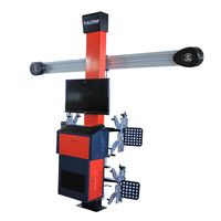 Machine d'alignement 3D personnalisée pour voitures avec double écran haute définition de 32 pouces et cabine de pulvérisation pour outils de pneus