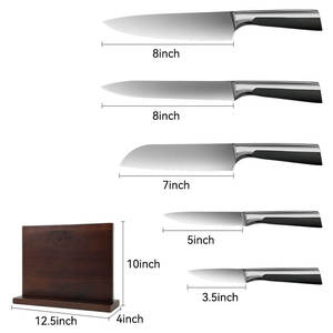 Kitchen <b>Knives</b> Accessories Stainless Steel Kitchen <b>Knife</b> <b>Set</b> Chef <b>Knife</b> <b>Set</b> <b>knife</b> kitchen with Magnetic Holder - Product Image 6